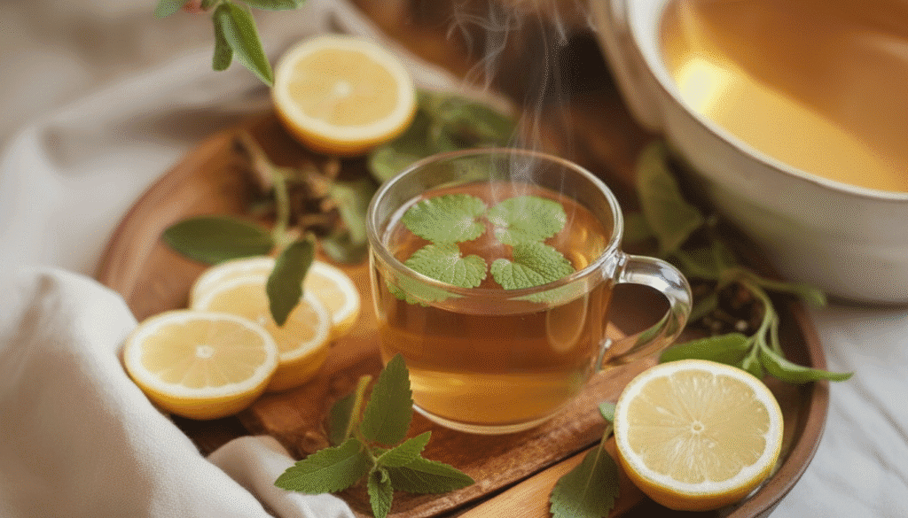 Lemon balm tea 