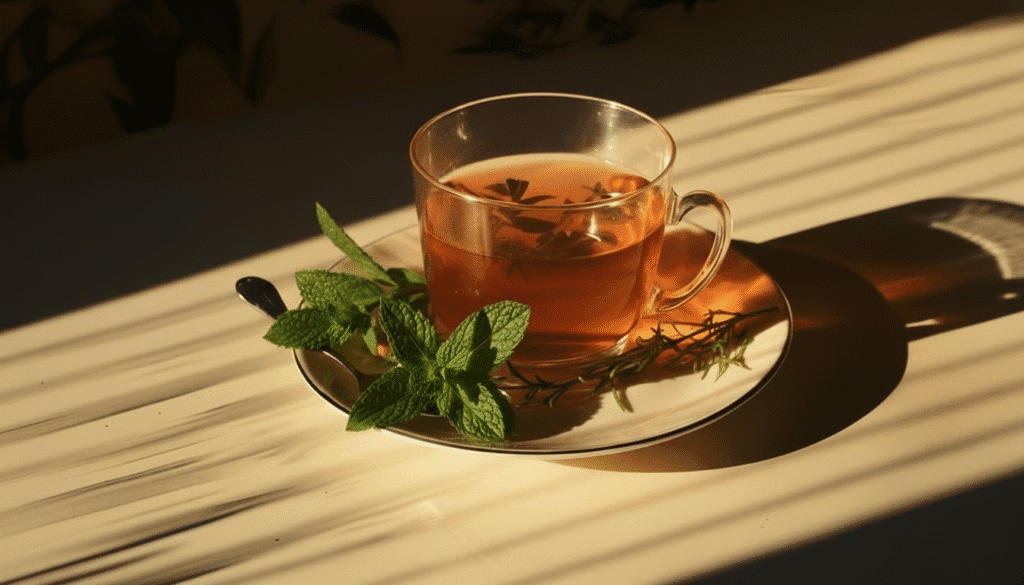 Peppermint tea